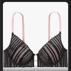 Victorias Secret black and pink sexy bra NWTs